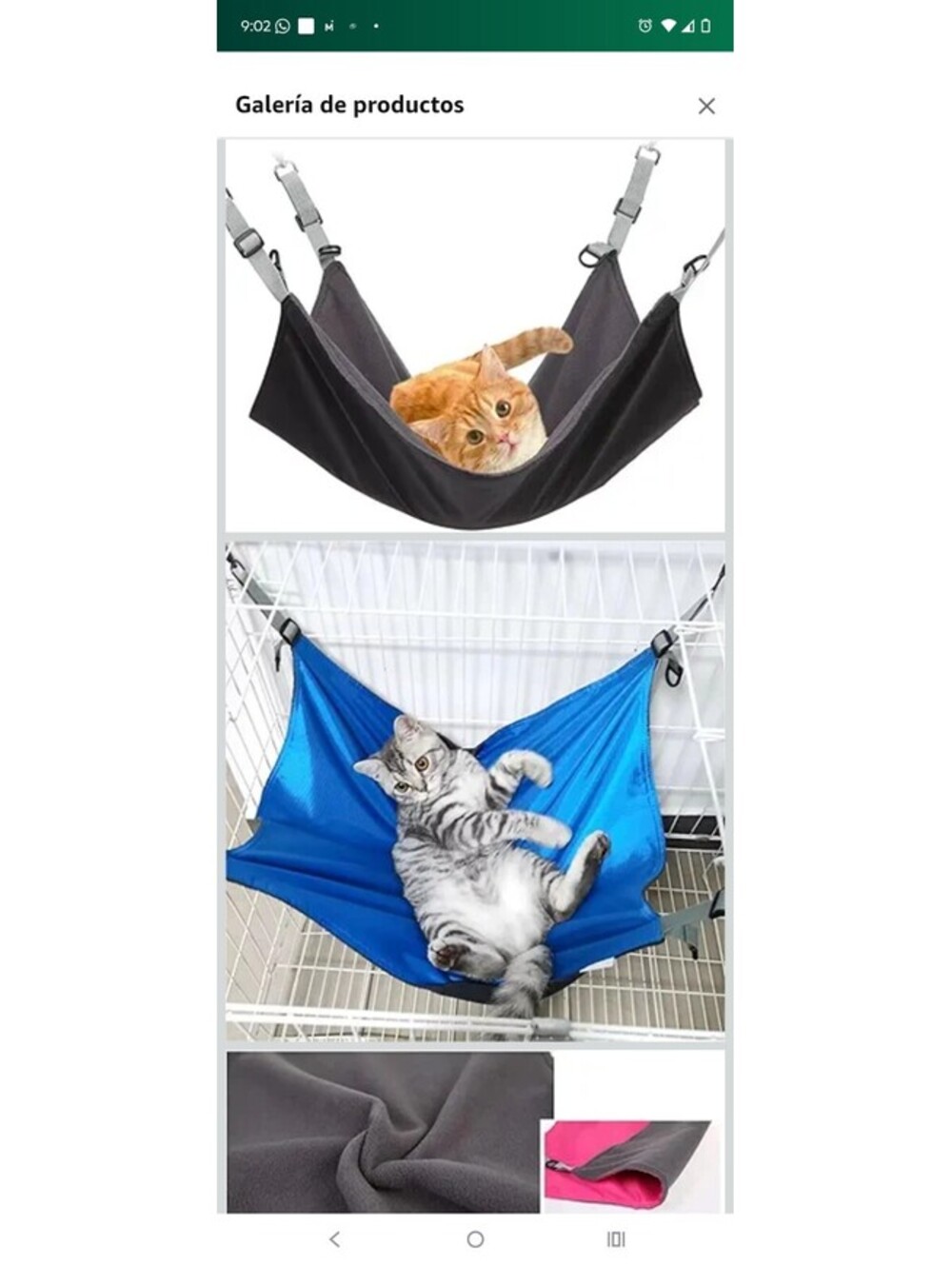 Cat Hammock for Cage